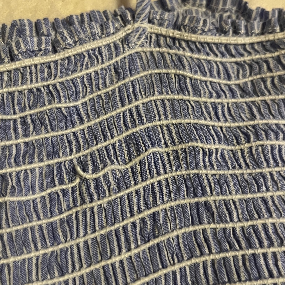 Rays for Days Emma Blue Striped Mini Dress M - Picture 11 of 12